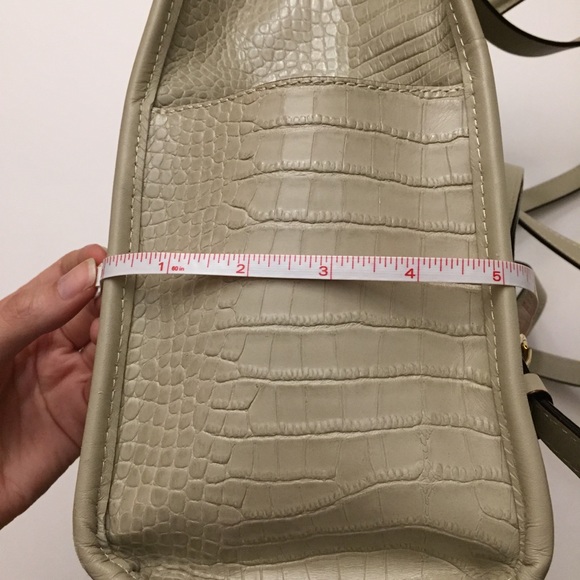 Frances Valentine Trey Croc Oyster Backpack bag purse